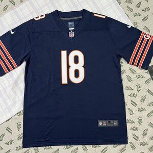 Nike NFL Chicago Bears Navy Blue Jersey #18 Williams